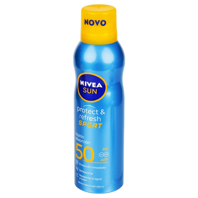 Protector Solución Ar Nivea Sun Refresh Sport Fps 50 + 200 Ml Spray