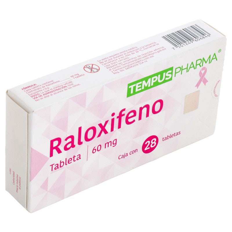Raloxifeno 60 Mg Con 28 Tabletas Tempuspharma 7501249606846 2