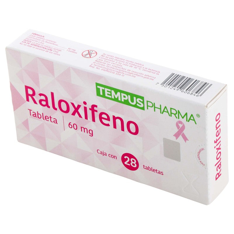 Raloxifeno 60 Mg Con 28 Tabletas Tempuspharma 7501249606846 4