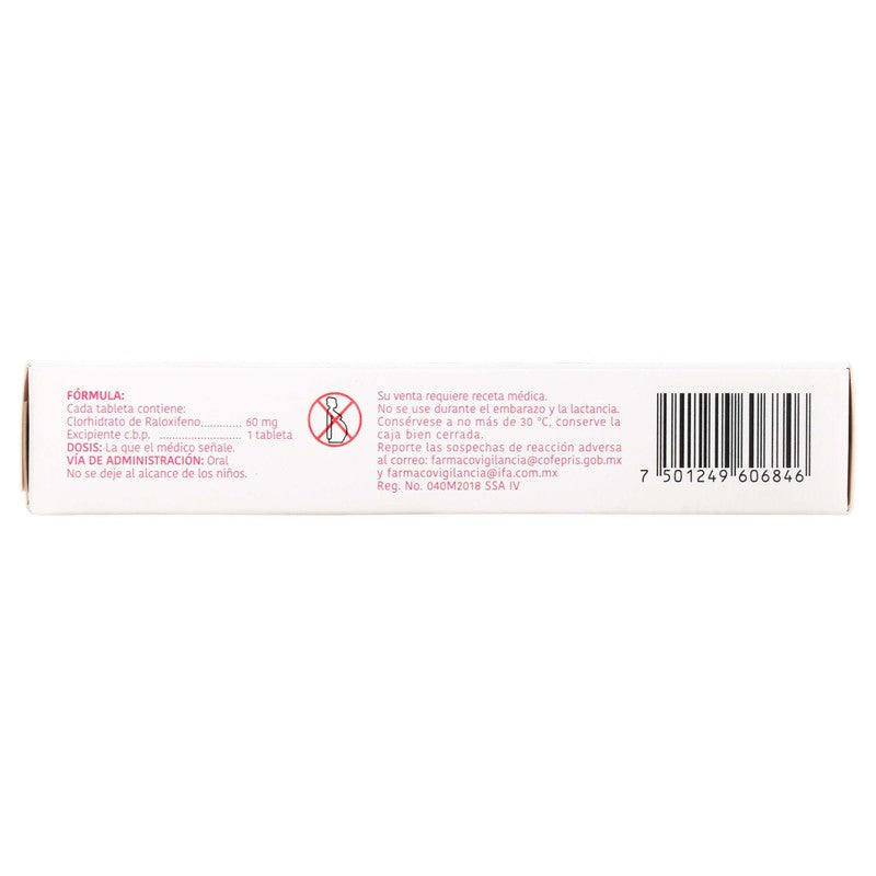 Raloxifeno 60 Mg Con 28 Tabletas Tempuspharma 7501249606846 6