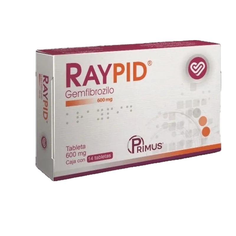 Raypid 600 Mg Con 14 Tabletas