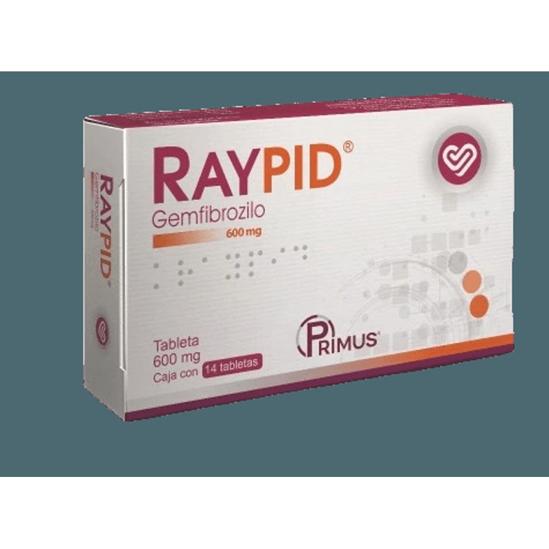 Raypid 600 Mg Con 14 Tabletas