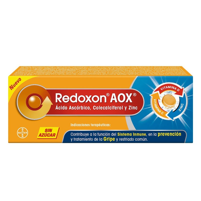 Redoxon Aox Sin Azucar 10 Tabletas Efervecente