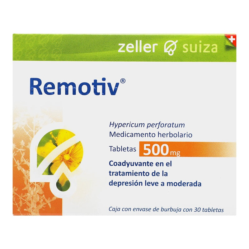 Remotiv 500 Mg Con 30 Tabletas