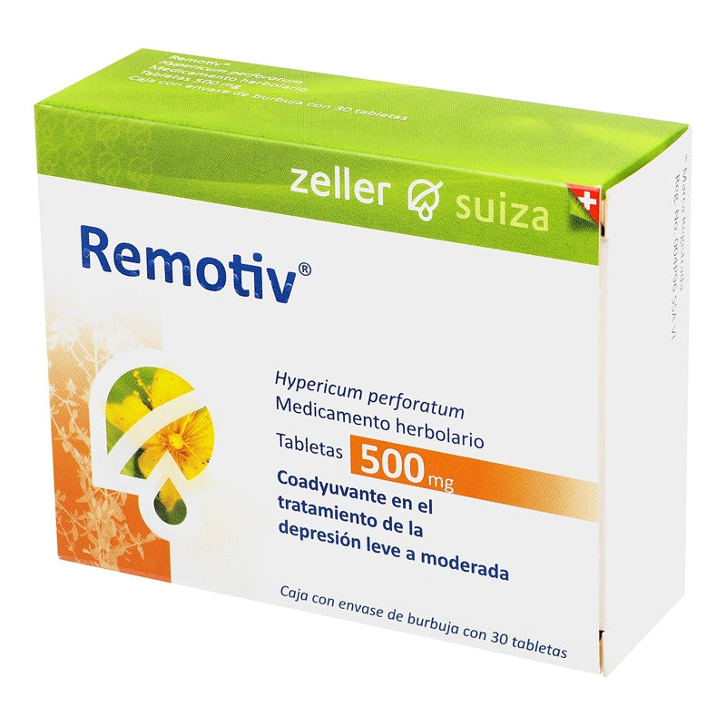 Remotiv 500 Mg Con 30 Tabletas