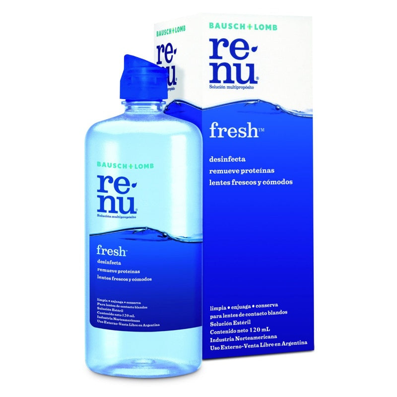 Renu Plus No Rub 120 Ml Solución
