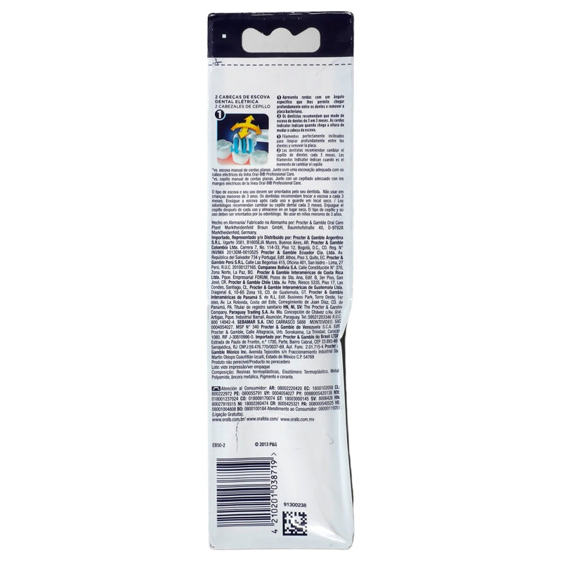 Repuesto Cepillo Oral B Preci Elec2 Piezas perfil 7