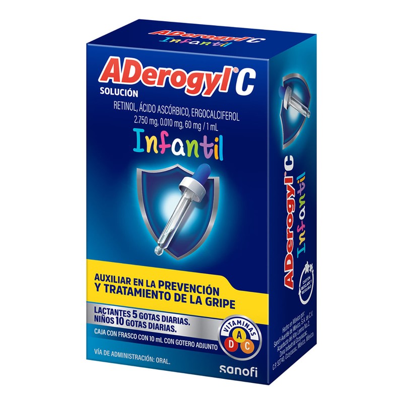 Retinol  Ergocalciferol  Acido Ascorbico Gotas 20 Ml Alfadec 7502001164246