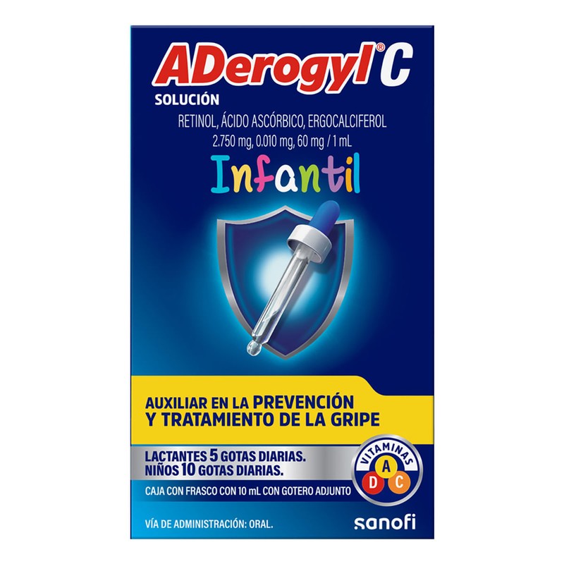 Retinol  Ergocalciferol  Acido Ascorbico Gotas 20 Ml Alfadec 7502001164246 11