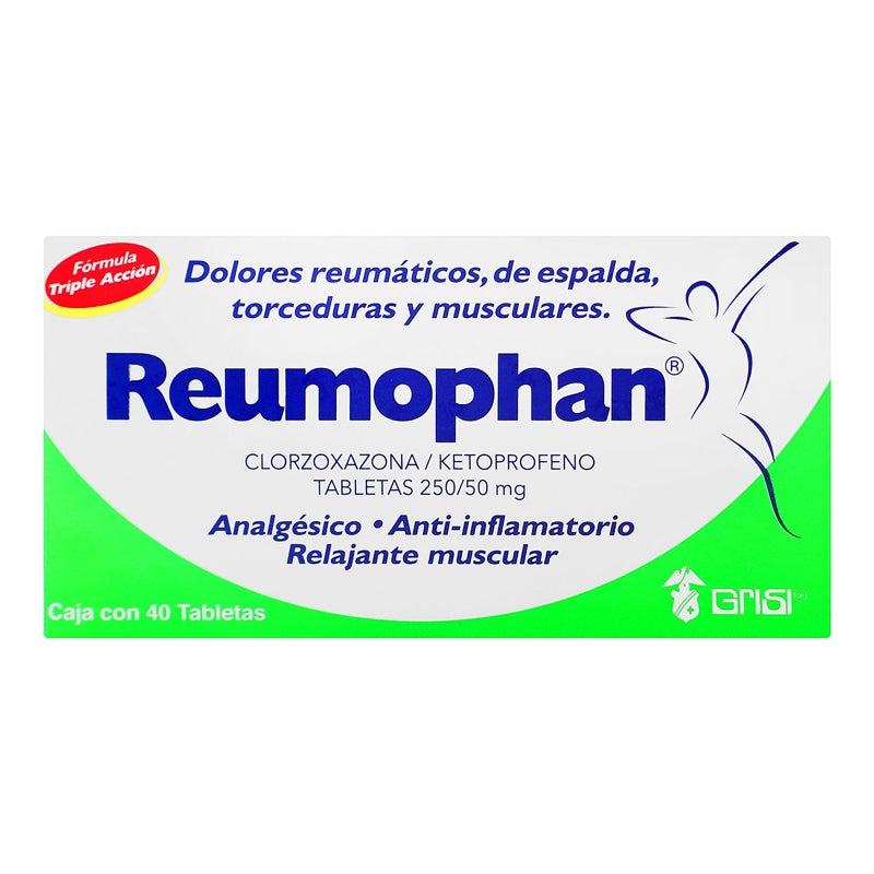 Reumophan 50 / 250 Mg Con 40 Tabletas
