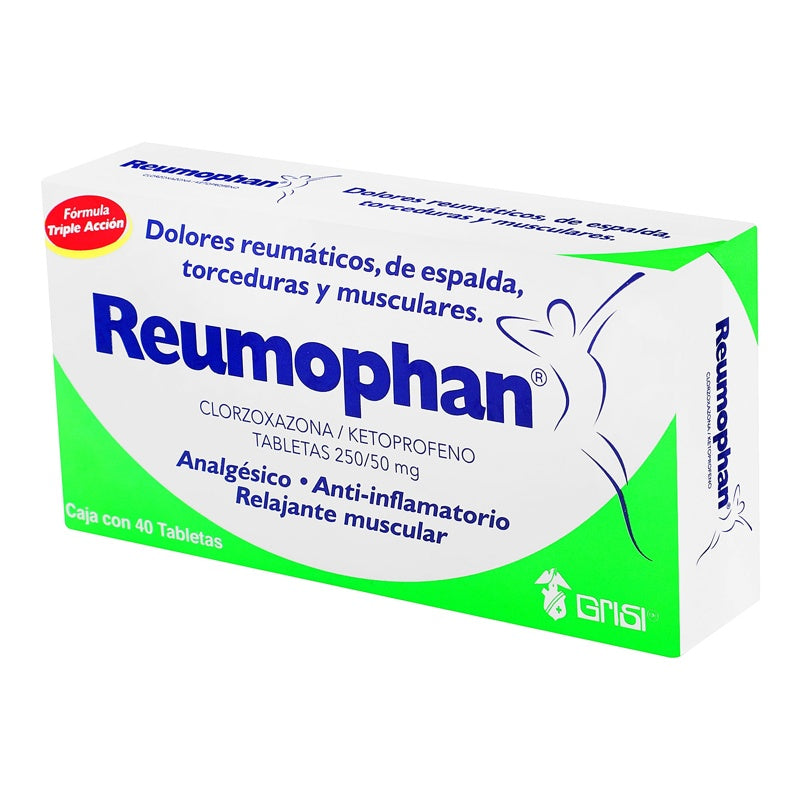 Reumophan 50 / 250 Mg Con 40 Tabletas