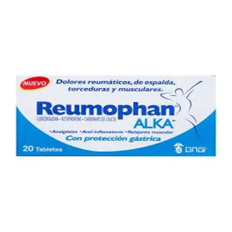 Reumophan Alka 125 / 25 / 652.5 Mg Con 20 Tabletas