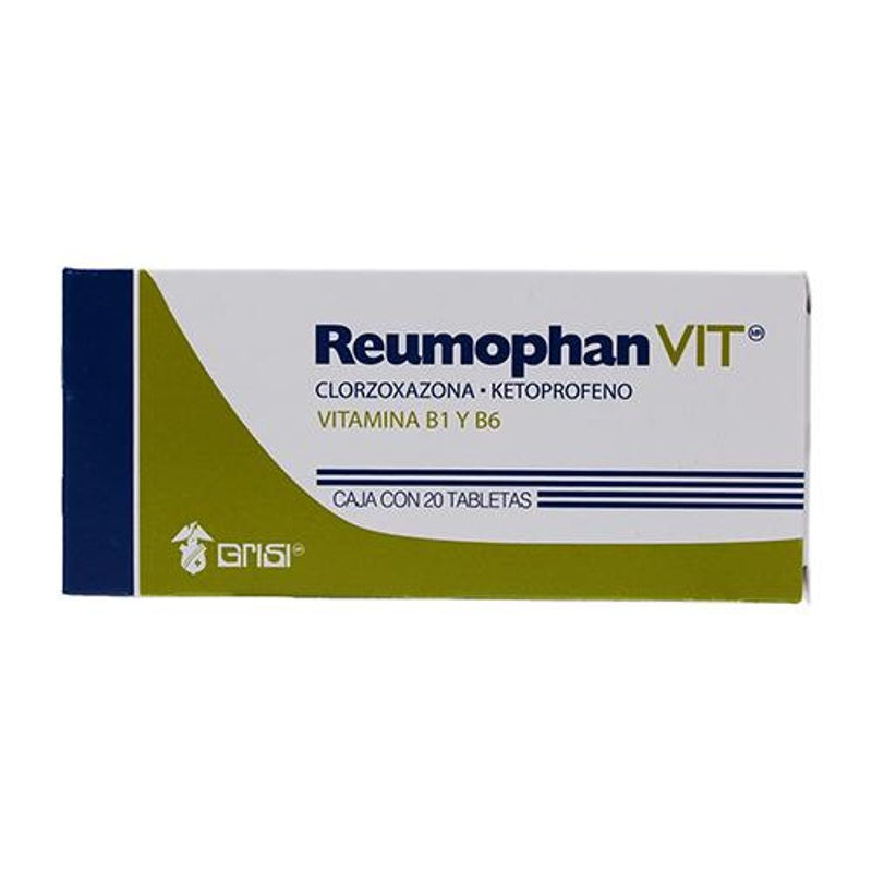 Reumophan Vit 250 / 50 / 50 / 50 Mg Con 20 Tabletas