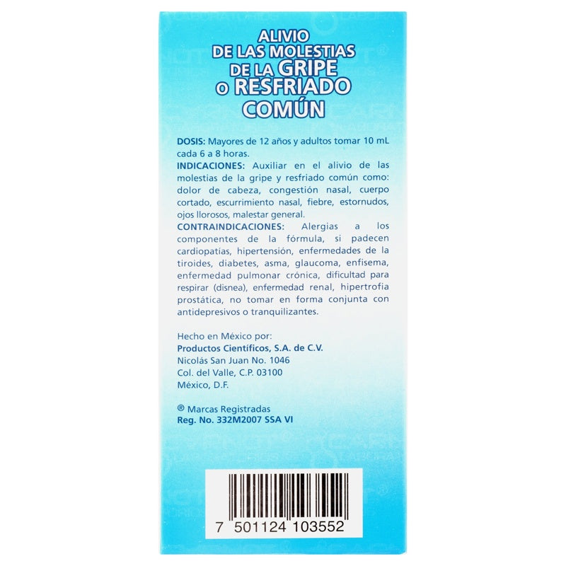 Rinofren 3.2 / 0.05 / 0.04 Gr / 100 Ml 120 Ml Solución