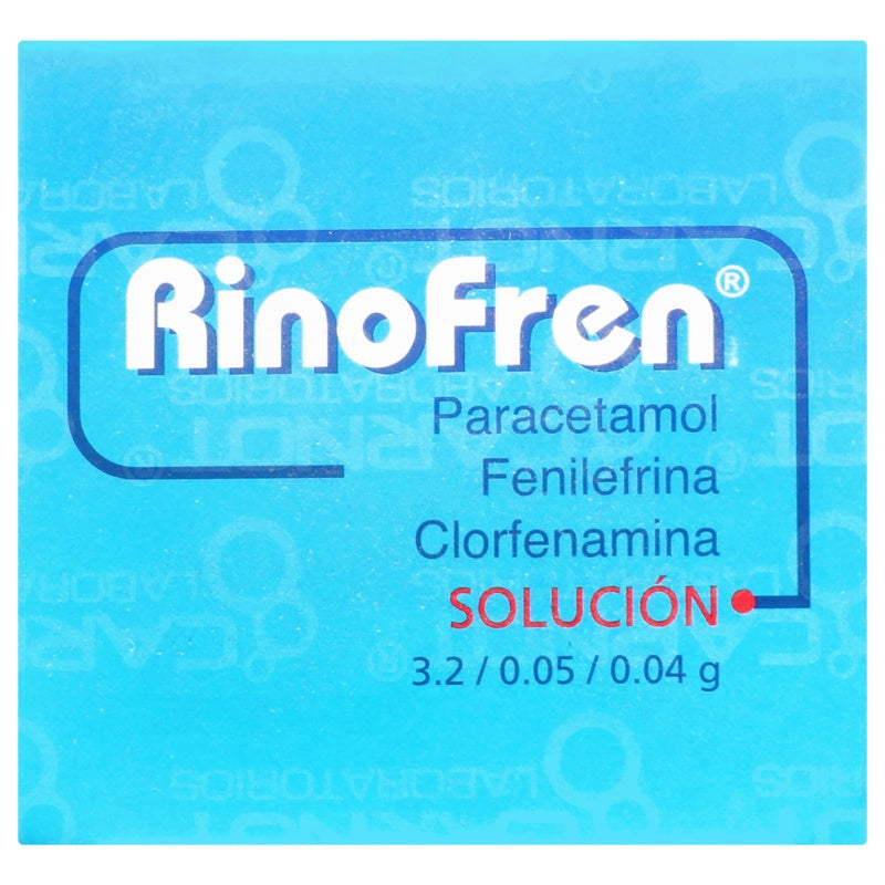 Rinofren 3.2 / 0.05 / 0.04 Gr / 100 Ml 120 Ml Solución