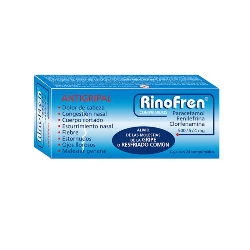 Rinofren Con 24 Comprimidos
