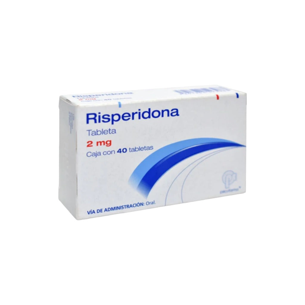 Risperidona 2 Mg Con 40 Tabletas Psicofarma 7501384543983