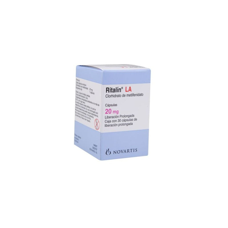 Ritalin La 20 Mg 30Comprimidos