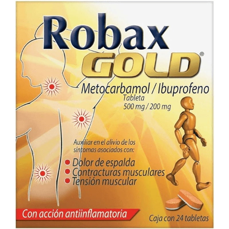 Robax Gold 500 / 200 Mg Con 24 Tabletas 2529