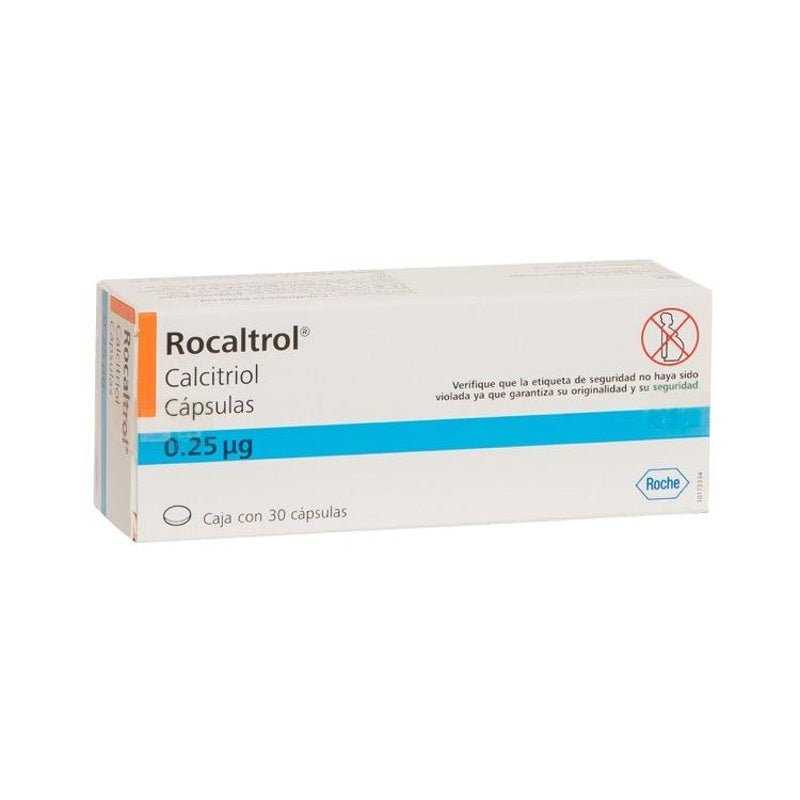 Rocaltrol 0.25 Mg Con 30 Capsulas