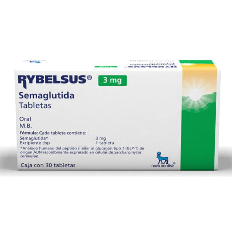 Rybelsus 3 Mg Con 30 Tabletas