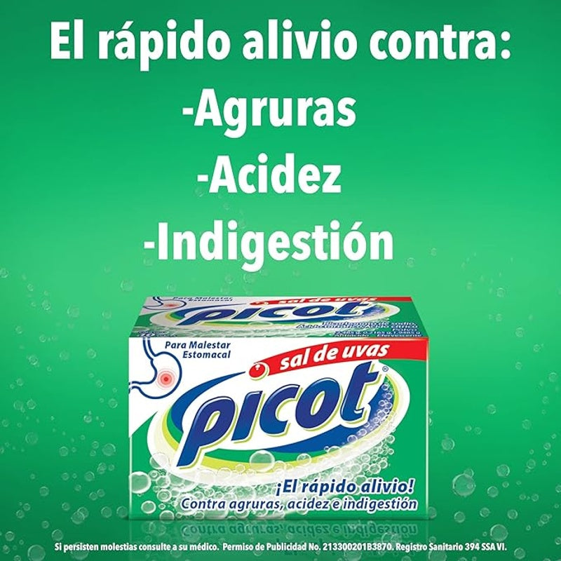 Sal De Uvas Picot 10 Sobres Efervecente