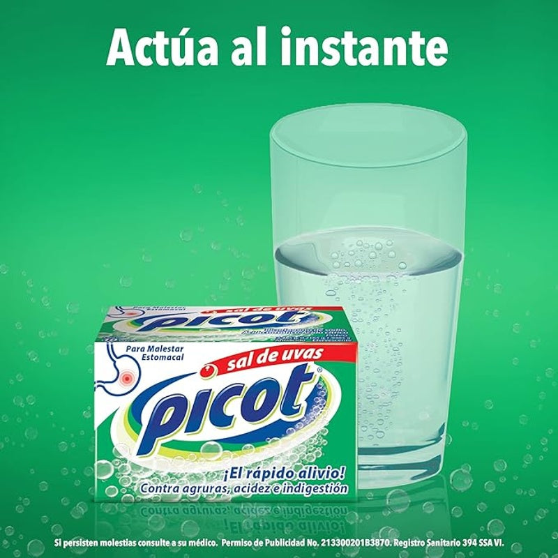 Sal De Uvas Picot 10 Sobres Efervecente