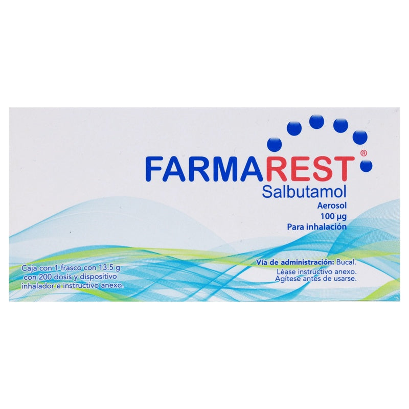 Salbutamol 100Mcg 13.5 Gr 200Dosis Inh Aer Farmarest