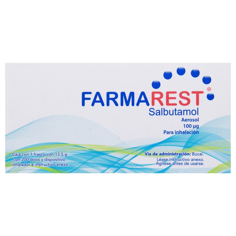 Salbutamol 100Mcg 13.5 Gr 200Dosis Inh Aer Farmarest