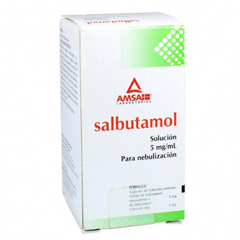 Salbutamol 5 Mg / Ml 10 Ml Solución Neb Amsa