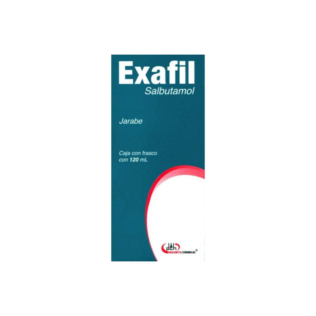 Salbutamol 2 Mg / 5 Ml 120 Ml Jarabe Exafil 7501825301035