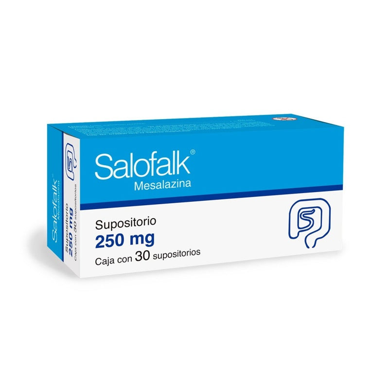 Salofalk 250 Mg 30 Supositorios