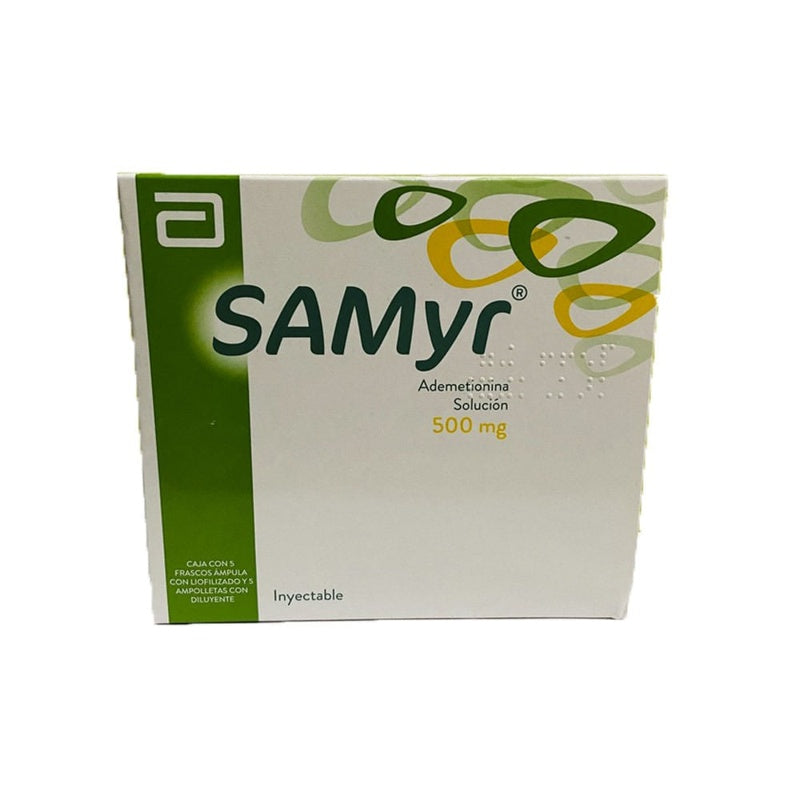 Samyr 500 Mg / 5 Ml 5 Ml 5 Ampolletas