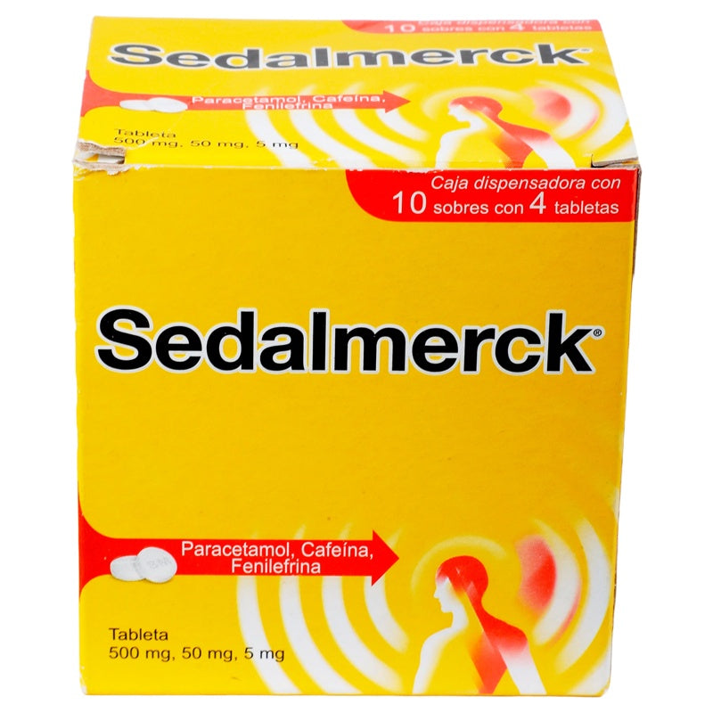 Sedalmerck 500 / 50 / 5 Mg Con 40 Tabletas
