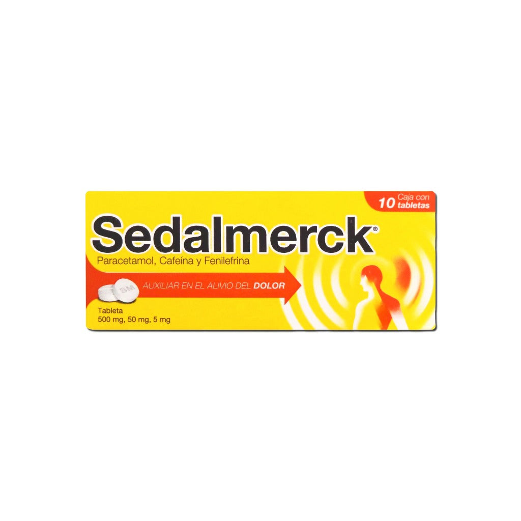 Sedalmerck 500 / 50 / 5 Mg Con 10 Tabletas 7501298215266
