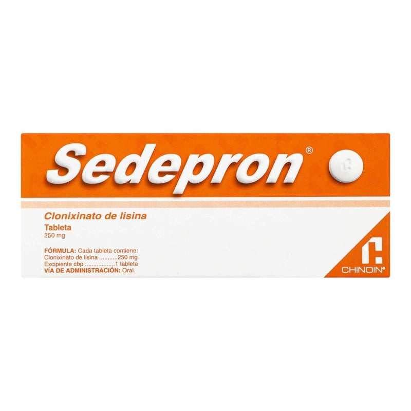 Sedepron 250 Mg Con 10 Tabletas