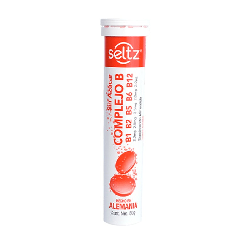 Seltz Complejo B Cereza 20 Tabletas Efervecente 4022679137692