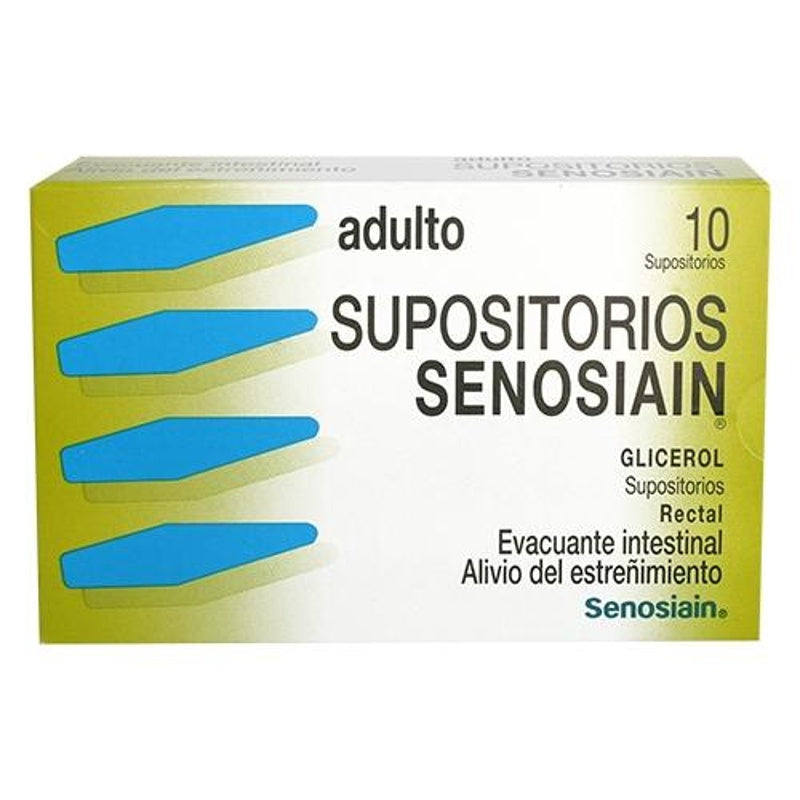 Senosian Adulto 2632 Mg 10 Supositorios
