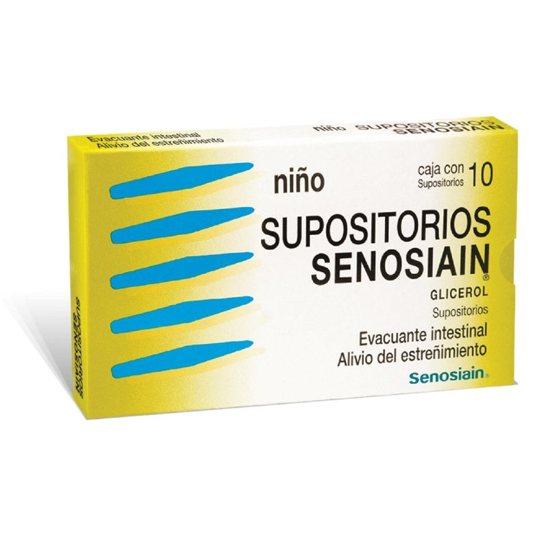 Senosian Infantil 1380 Mg 10 Supositorios