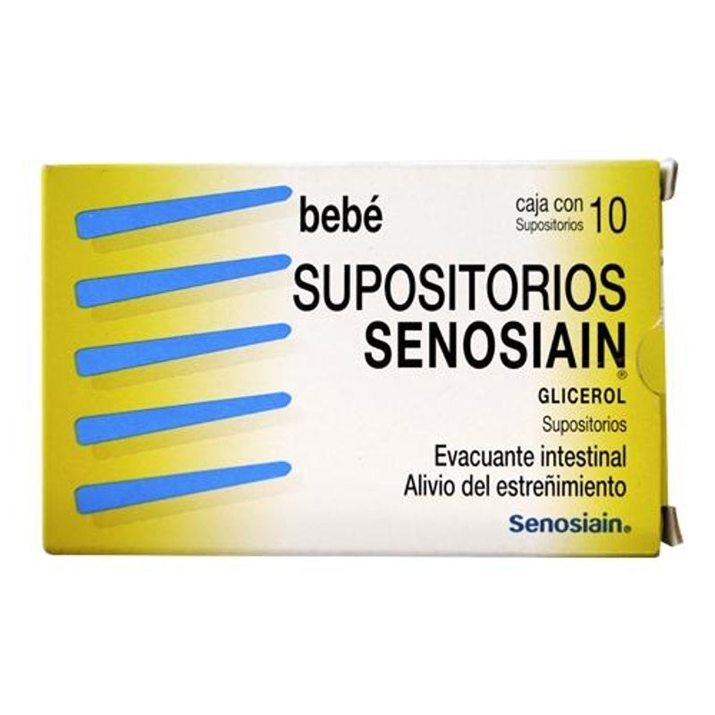 Senosian Pediátrico 1478 Mg 10 Supositorios