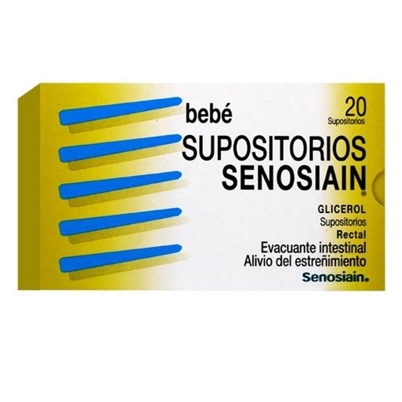 Senosian Pediátrico 1478 Mg 20 Supositorios