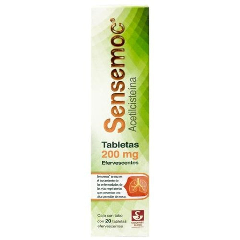 Sensemoc 200 Mg Con 20 Tabletas Efervecente