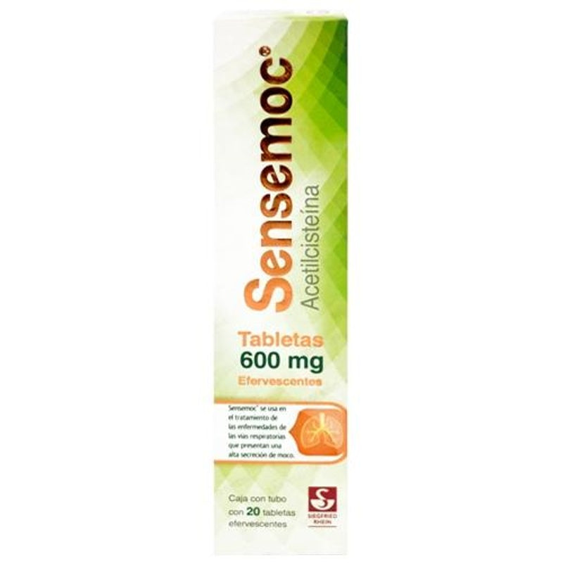Sensemoc 600 Mg Con 20 Tabletas Efervecente