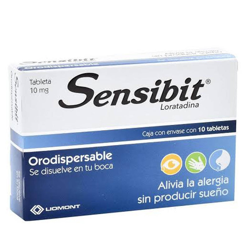 Sensibit 10 Mg Con 10 Tabletas Orodispersables 7501299330074