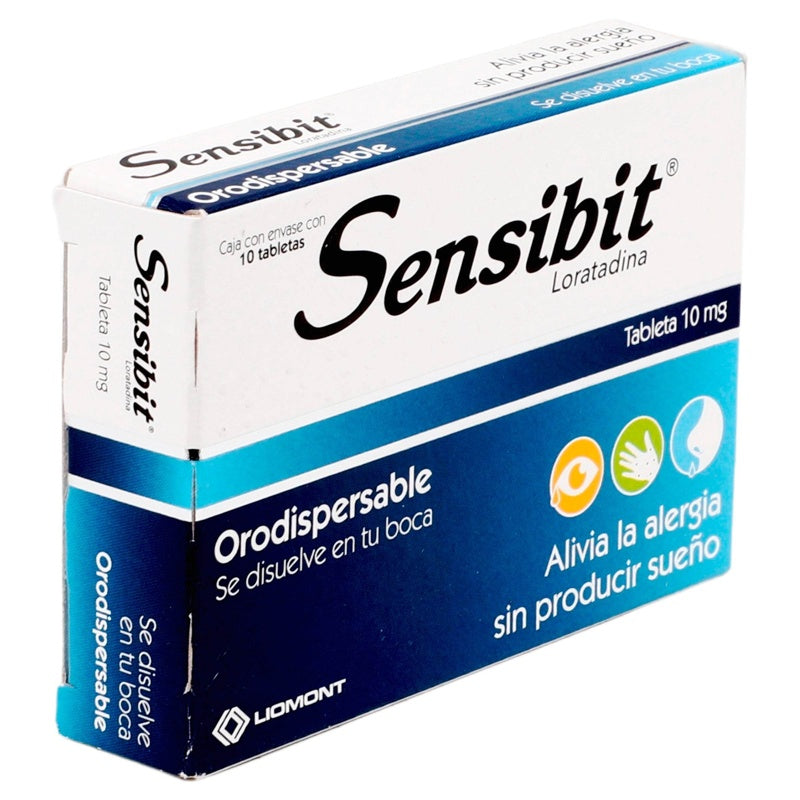 Sensibit 10 Mg Con 10 Tabletas Orodispersables 7501299330074 perfil 2