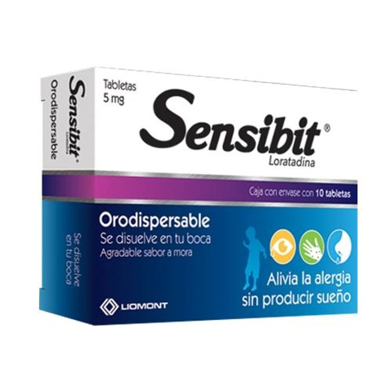 Sensibit 5 Mg Con 10 Tabletas Orodispersable 7501299307854