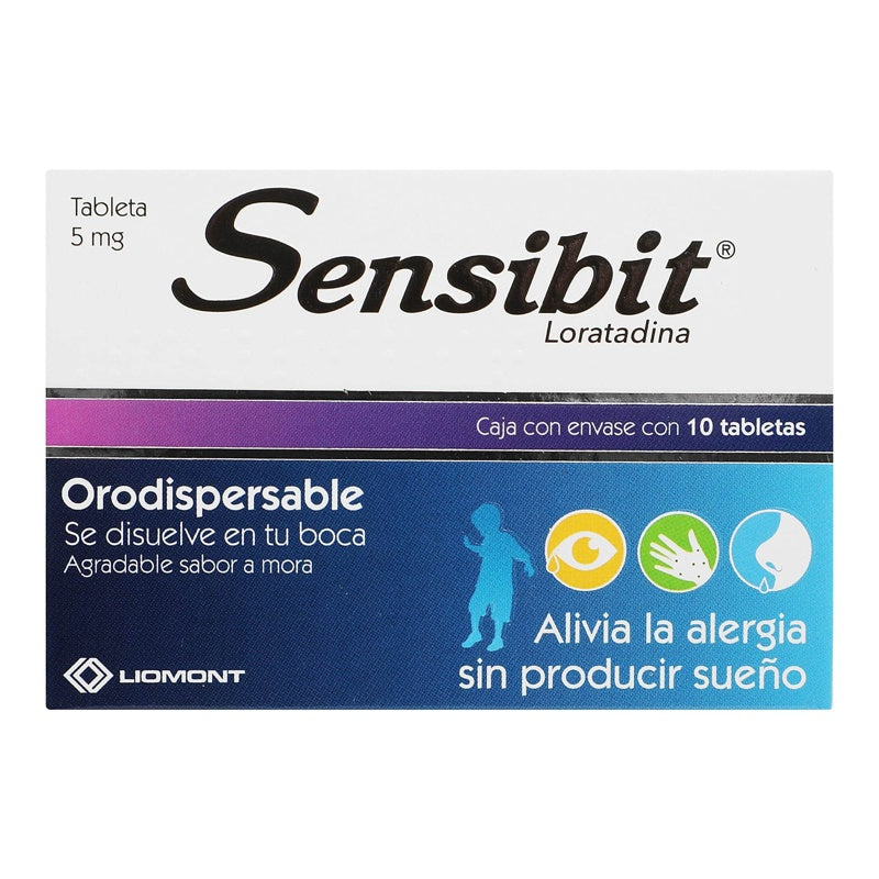 Sensibit 5 Mg Con 10 Tabletas Orodispersable 7501299307854 perfil 3