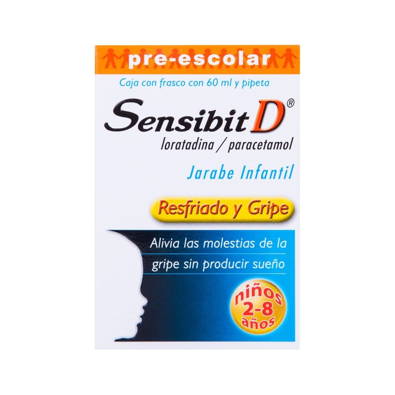 Sensibit D Infantil Prescolar 2 A 8 Años 60 Ml Jarabe