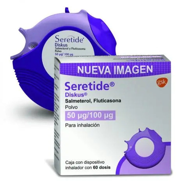 Seretide Diskus 50 / 100Mcg 60Dosis Polvo Inh