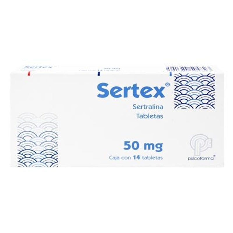Sertex 50 Mg Con 14 Tabletas